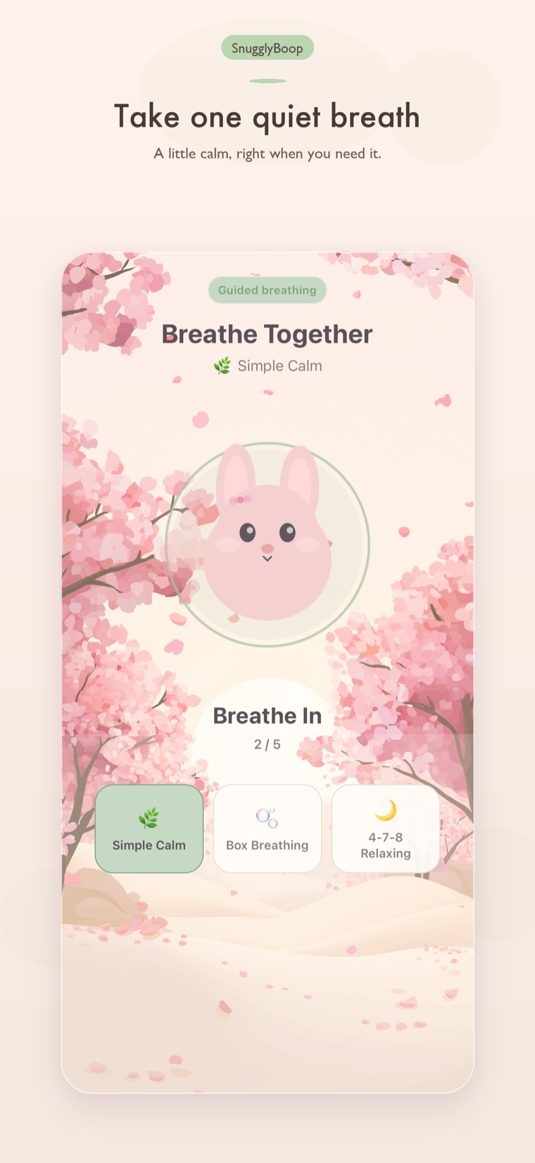 Breathing screen preview